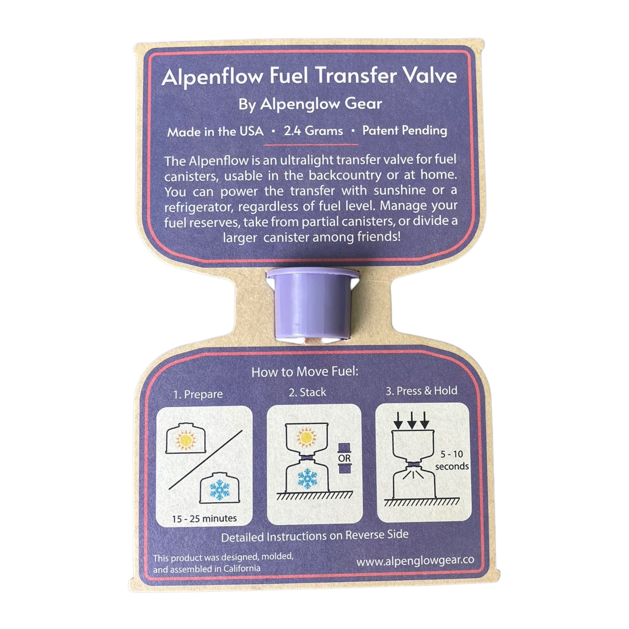 Alpenflow Fuel Transfer Valve