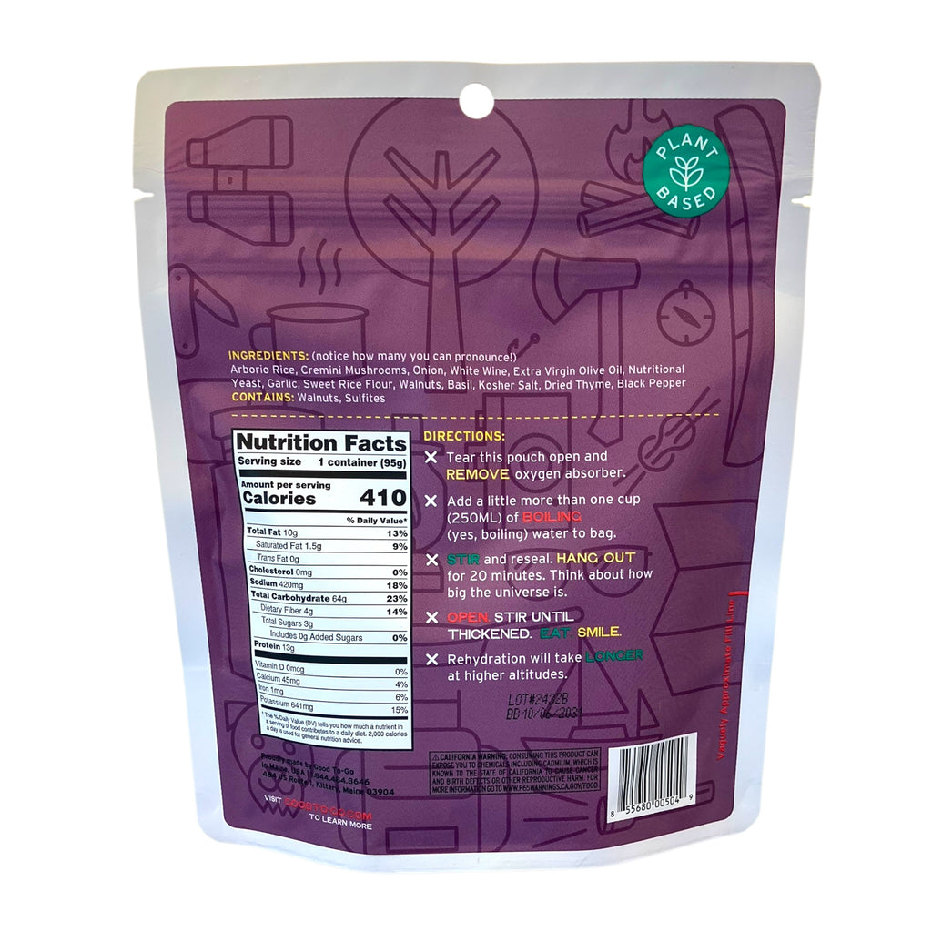 Good To-Go Mushroom Risotto