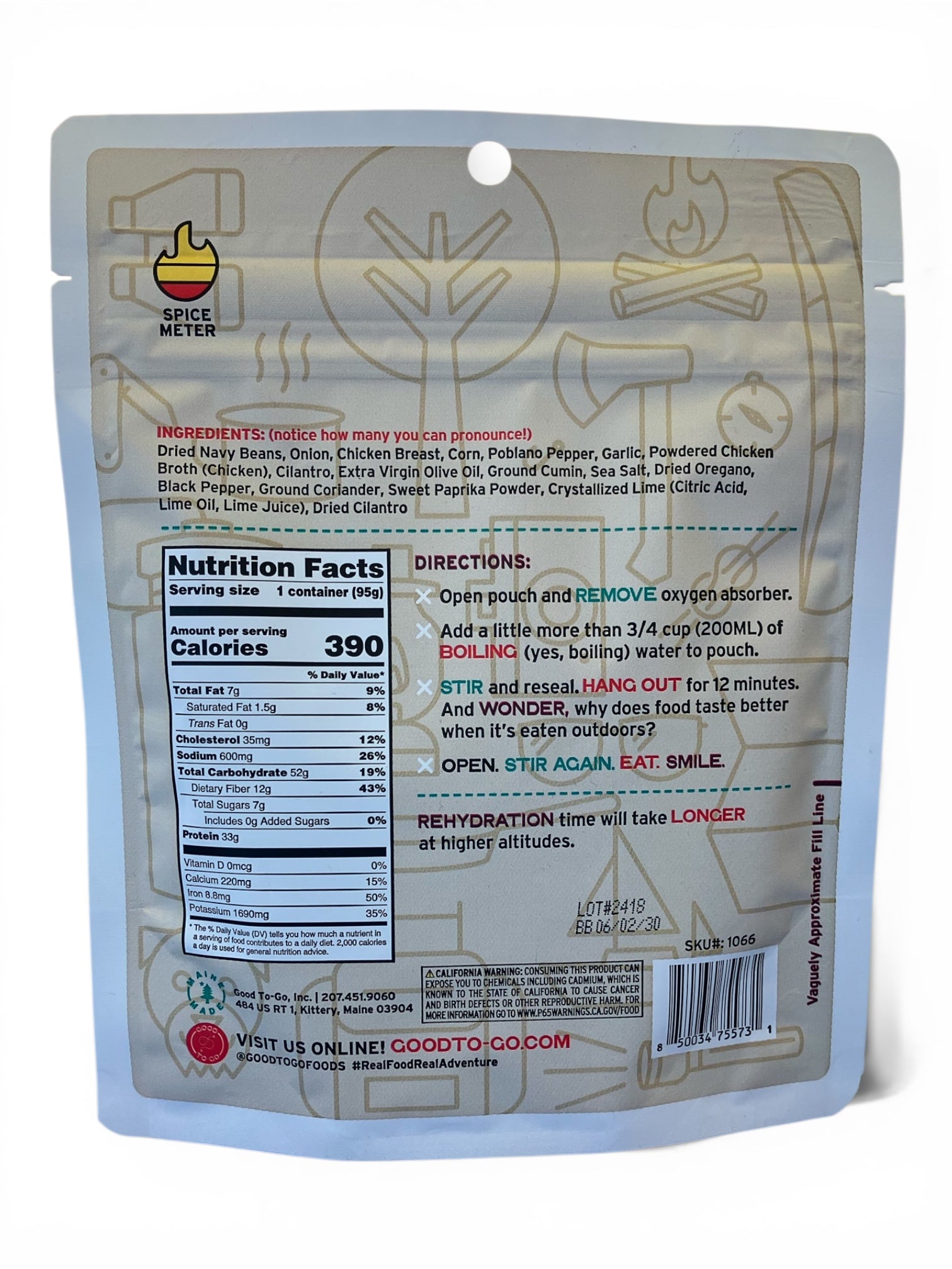 Good To-Go White Bean Chicken Chili